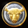 blazing bull scatter symbol icon