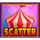 blazing circus scatter symbol icon