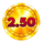 blazing coins deluxe scatter symbol icon