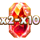 blazing stones scatter 5 symbol icon