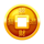 budai reels coin symbol icon