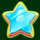 bulky fruits star symbol icon