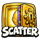 bunny and clyde scatter symbol icon