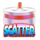 burger jenga scatter symbol icon
