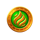 burning coins 100 boost scatter symbol icon