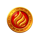 burning coins 100 extended scatter symbol icon