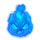burning hell 3000 blue scatter symbol icon