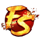 bushido blood scatter symbol icon