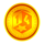 cash n fruits 256 scatter symbol icon