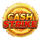 cash strike fire lock scatter symbol icon