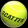 centre court scatter symbol icon
