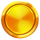charged wins power frames gold coin scatter symbol icon