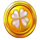 charming coin link scatter symbol icon