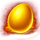 chicken crown egg scatter symbol icon
