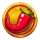 chili hot pots red scatter symbol icon