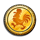 clucks and robbers coin collect coin scatter symbol icon