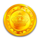 coin win hold the spin scatter gold symbol icon