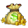 cops n robbers smash n grab money scatter symbol icon