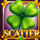 crazy clover cash scatter symbol icon