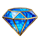 crypto crown 40 scatter diamond symbol icon