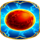 crystal ball flaming link scatter 1 symbol icon