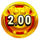 devils 3 piggy hotfire scatter symbol icon