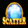 diamond cascade scatter symbol icon