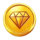 diamond charge extra coin scatter symbol icon