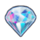 diamond cherries scatter symbol icon