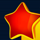 diamond flash red star scatter symbol icon