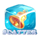 dice jungle blue scatter symbol icon