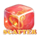 dice jungle red scatter symbol icon