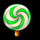 dragon feast green candy symbol icon