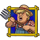 egg inc farmer scatter symbol icon