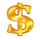 extra crown scatter dollar symbol icon