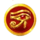 eye of ra triple win red scatter symbol icon