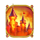 fire blaze orange wizard scatter symbol icon