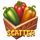 flaming peppers hold and spin scatter symbol icon