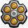 fox gold rush revolver scatter symbol icon
