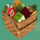 fruit cube scatter symbol icon