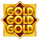 gold gold gold hold and win scatter symbol icon