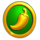 gold trio zones scatter symbol icon