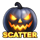 golden crown halloween scatter 2 symbol icon