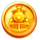 golden rails express scatter symbol icon