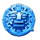 golden sun aztec blue coin scatter symbol icon