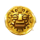 golden sun aztec gold coin scatter symbol icon