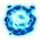 great ghosts blue scatter symbol icon