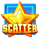 hunting stars scatter symbol icon