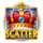 joker crazy wheel crown scatter symbol icon