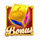 joker spin and roll wild scatter symbol icon